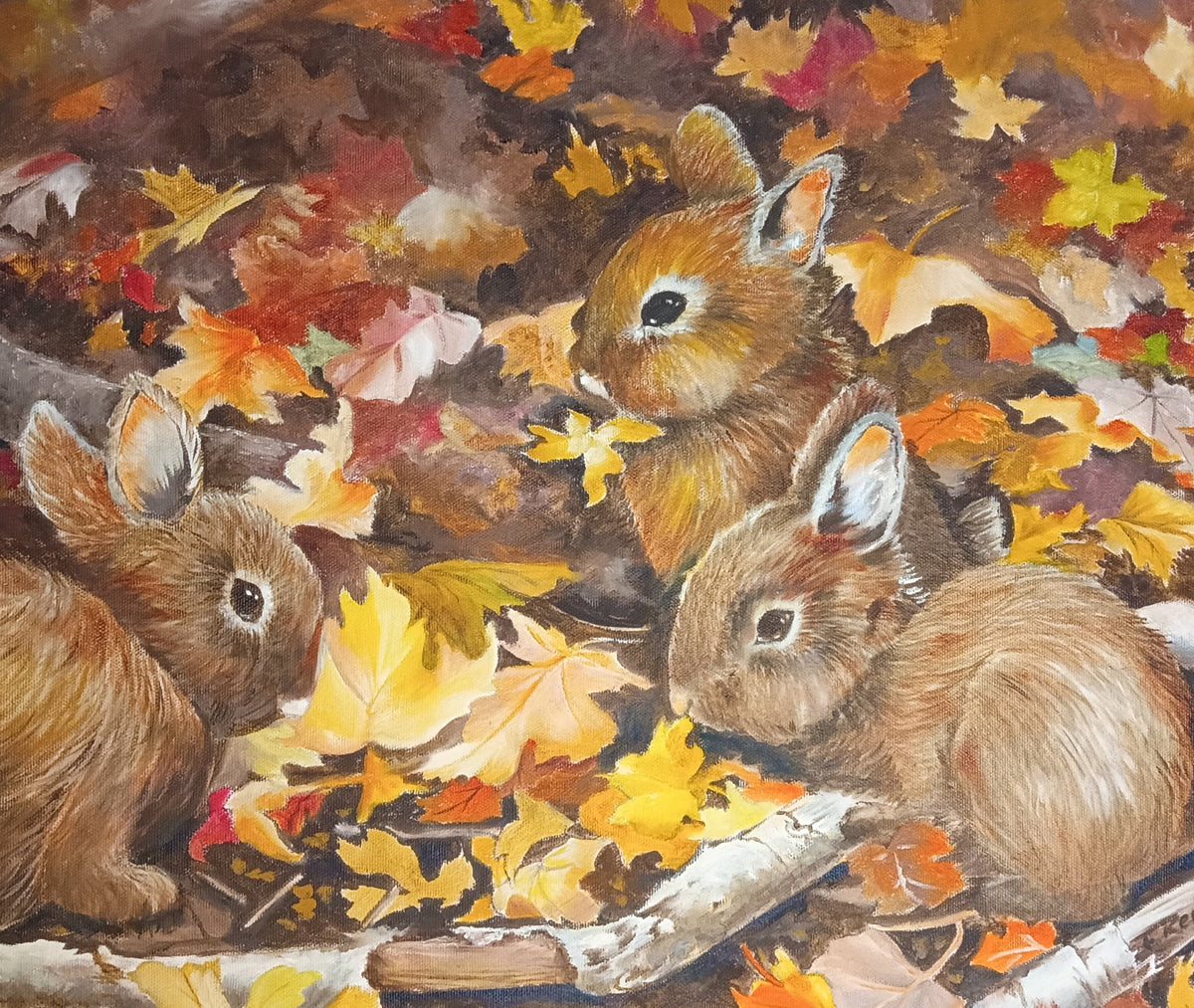 Autumn's Cottontails